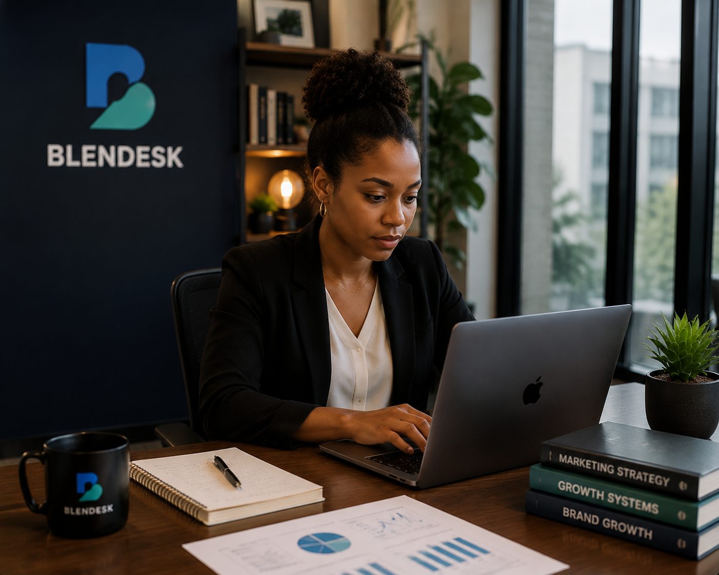 Inside the Blendesk office